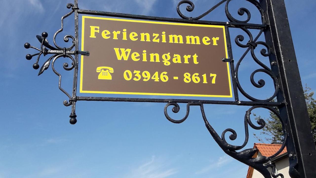 Ferienwohnung Weingart クヴェードリンブルク エクステリア 写真